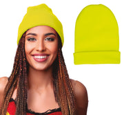 Neon Strickmütze für Erwachsene Beanie, Bild 4