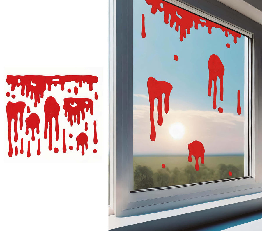 Halloween Fensterdeko Gel 20 x 20 cm