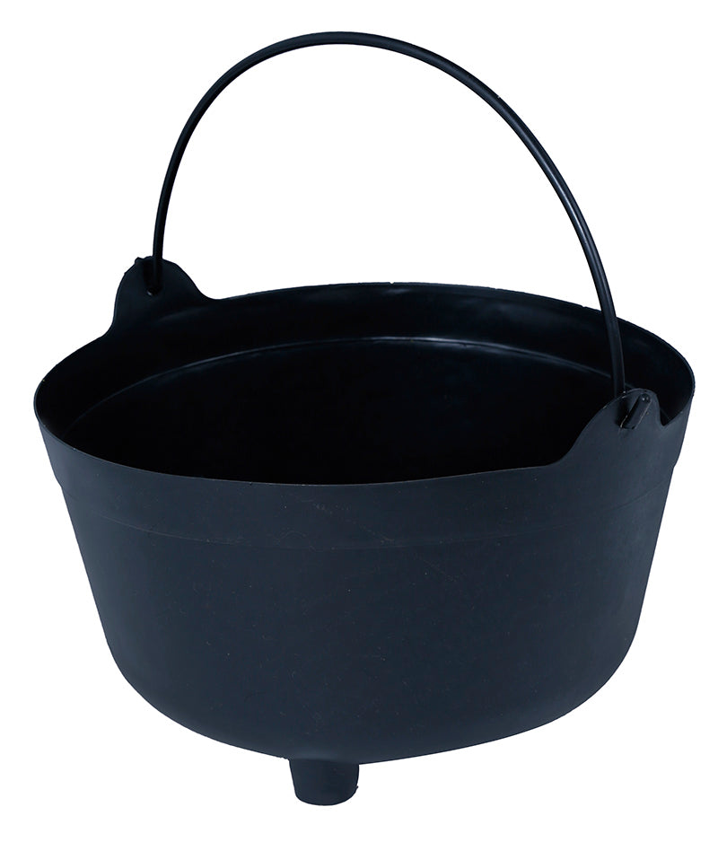 GP19411 – Hexenkessel 24 cm schwarz mit Henkel – Farbe: Schwarz