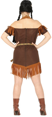 Indianerin Kostüm für Damen mit Fransen, Bild 14