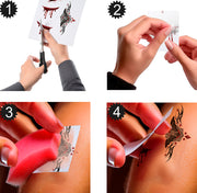 Horror Tattoos für Erwachsene 30 x 13 cm, Bild 18