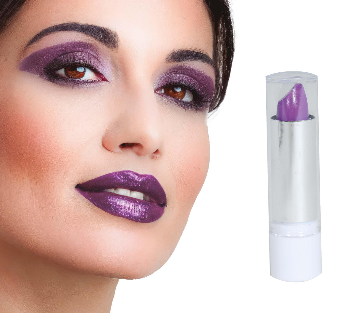 GP15460 – Kostüm Lippenstift Lippen Make up – Farbe: Lila