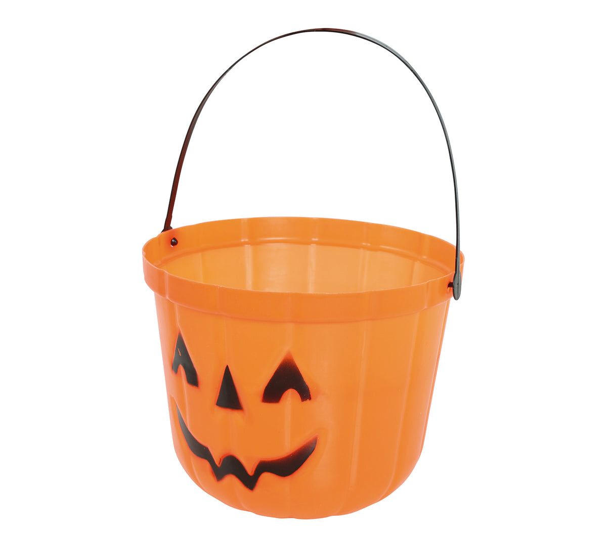 GP24368 – Kürbis Eimer 20 cm Süßes oder Saures – Farbe: Orange
