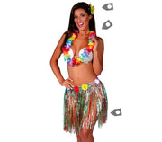 Hawaii Set für Damen 3 teilig bunt, Bild 2