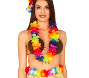 Hawaiikette für Erwachsene bunt Blumenkette, Bild 2
