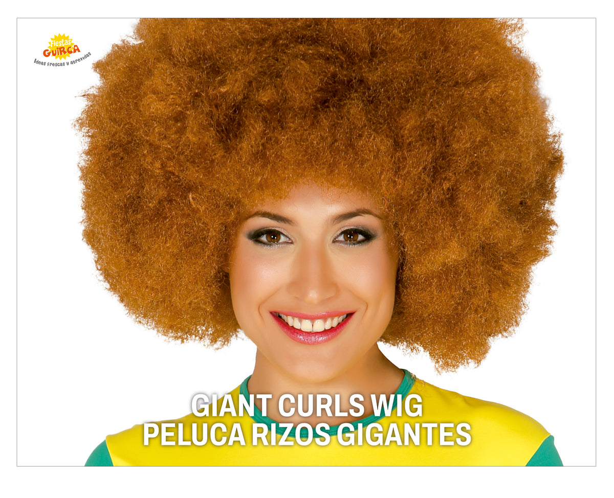 GP4007 – Afro Perücke für Damen extra groß – Farbe: Braun
