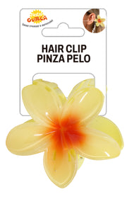Hawaii Haarblume für Erwachsene 8 cm gelb, Bild 4