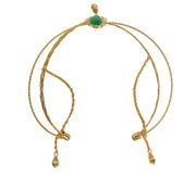 Mittelalter Diadem für Damen mit Schmuckstein, Bild 3