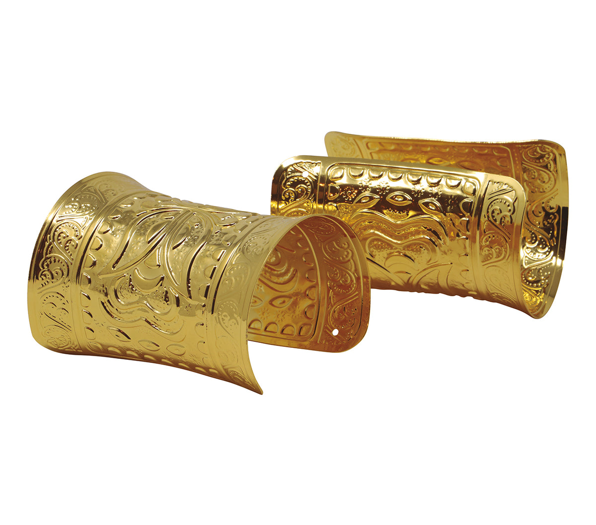 GP18281 – Armreifen für Damen gold 1 Paar 10 cm – Farbe: Gold