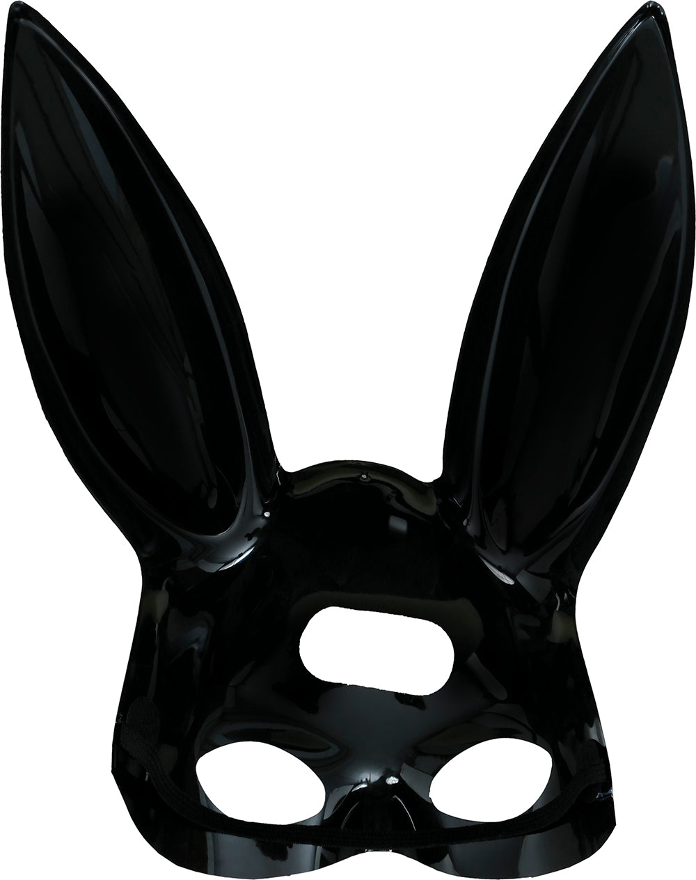 GP2893 – Hasen Maske für Damen schwarz mit langen Ohren – Farbe: Schwarz