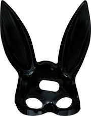 Hasen Maske für Damen schwarz mit langen Ohren, Bild 4