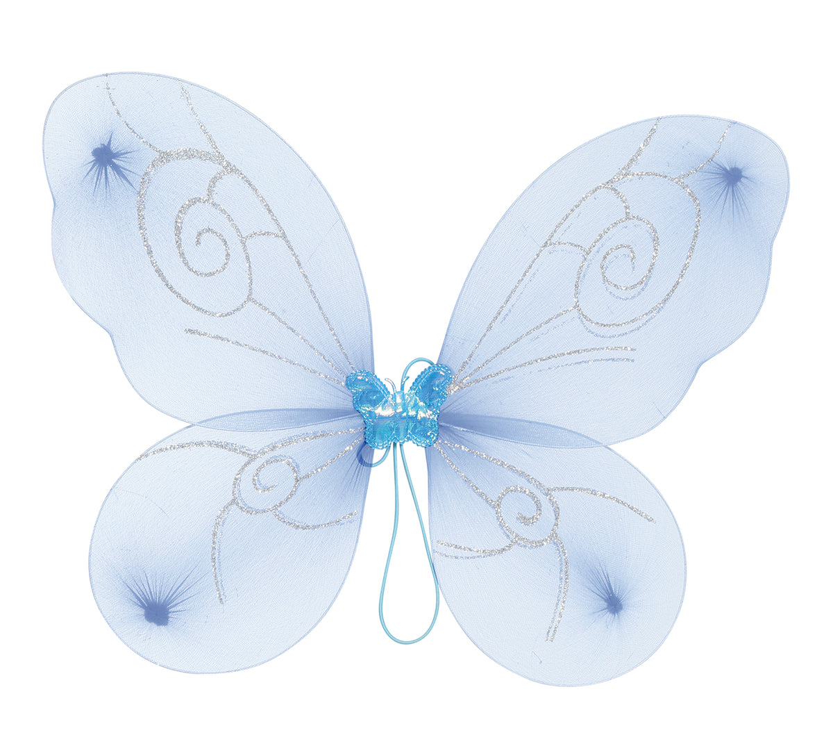 GP18731 – Feenflügel für Mädchen 46 x 37 cm blau – Farbe: Blau