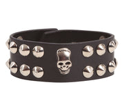 Nietenarmband für Erwachsene mit Totenkopf, Bild 3