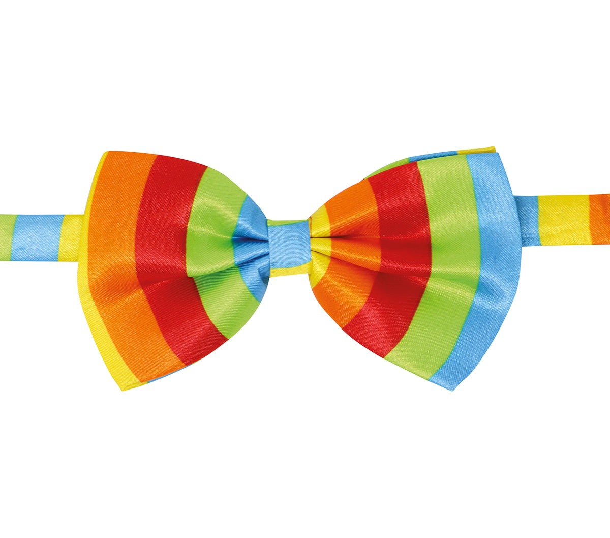 GP18864 – Regenbogen Fliege für Herren gestreift – Farbe: Mehrfarbig