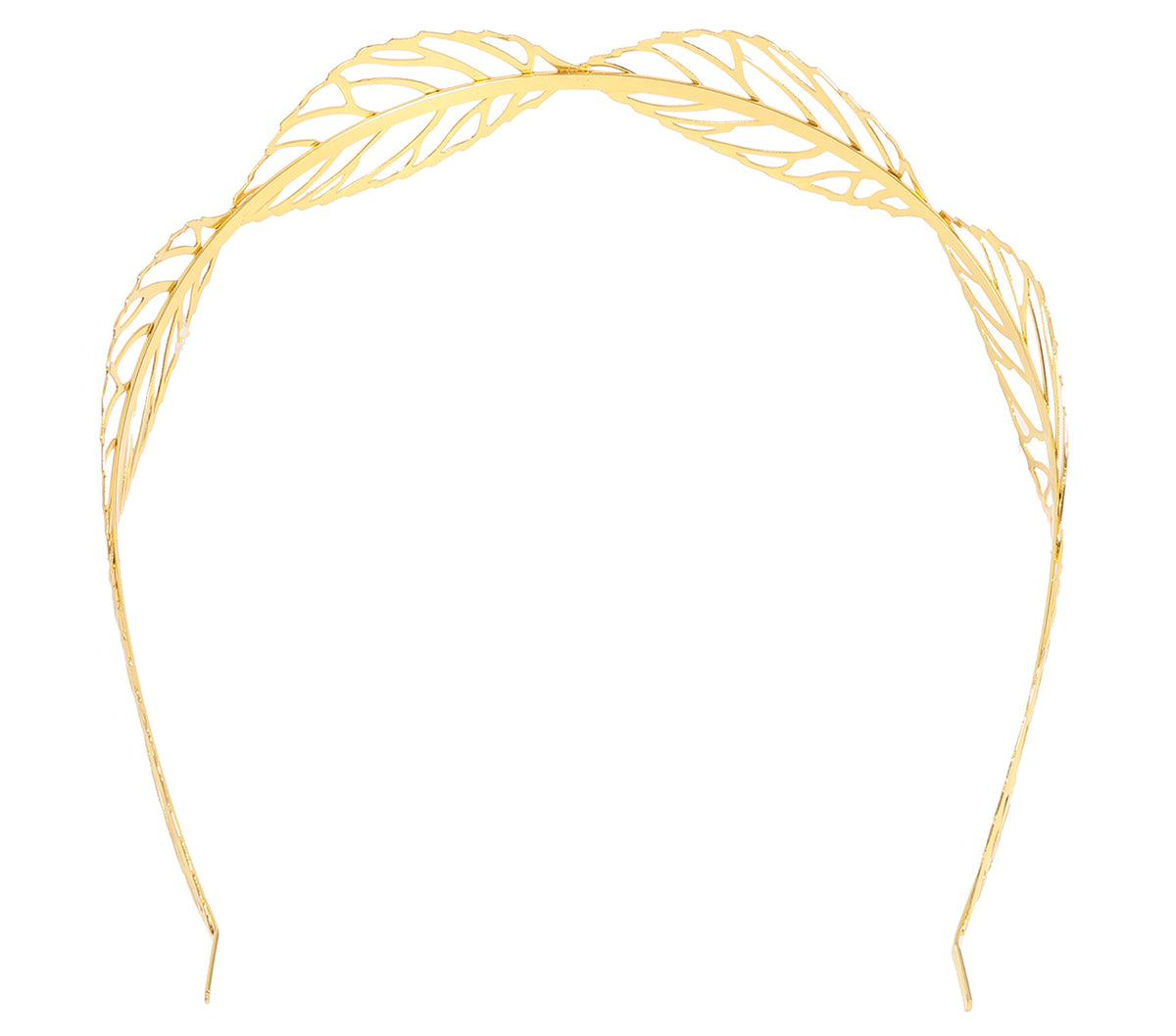 GP17382 – Lorbeerkranz Diadem für Damen gold – Farbe: Gold