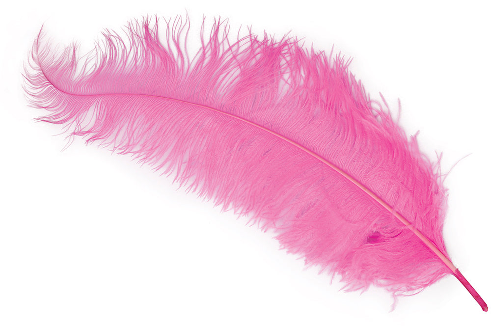GP17672 – Riesen Straußenfedern für Erwachsene 45 bis 65 cm – Farbe: Pink