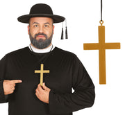 Priester Kreuz Halskette für Erwachsene 22 cm, Bild 1