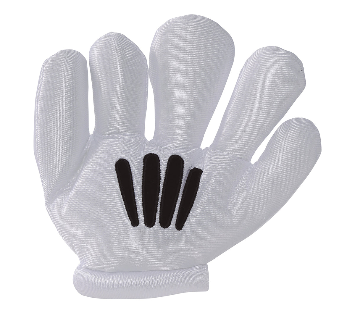 GP16579 – Große Maus Handschuhe für Erwachsene weiß – Farbe: Weiß