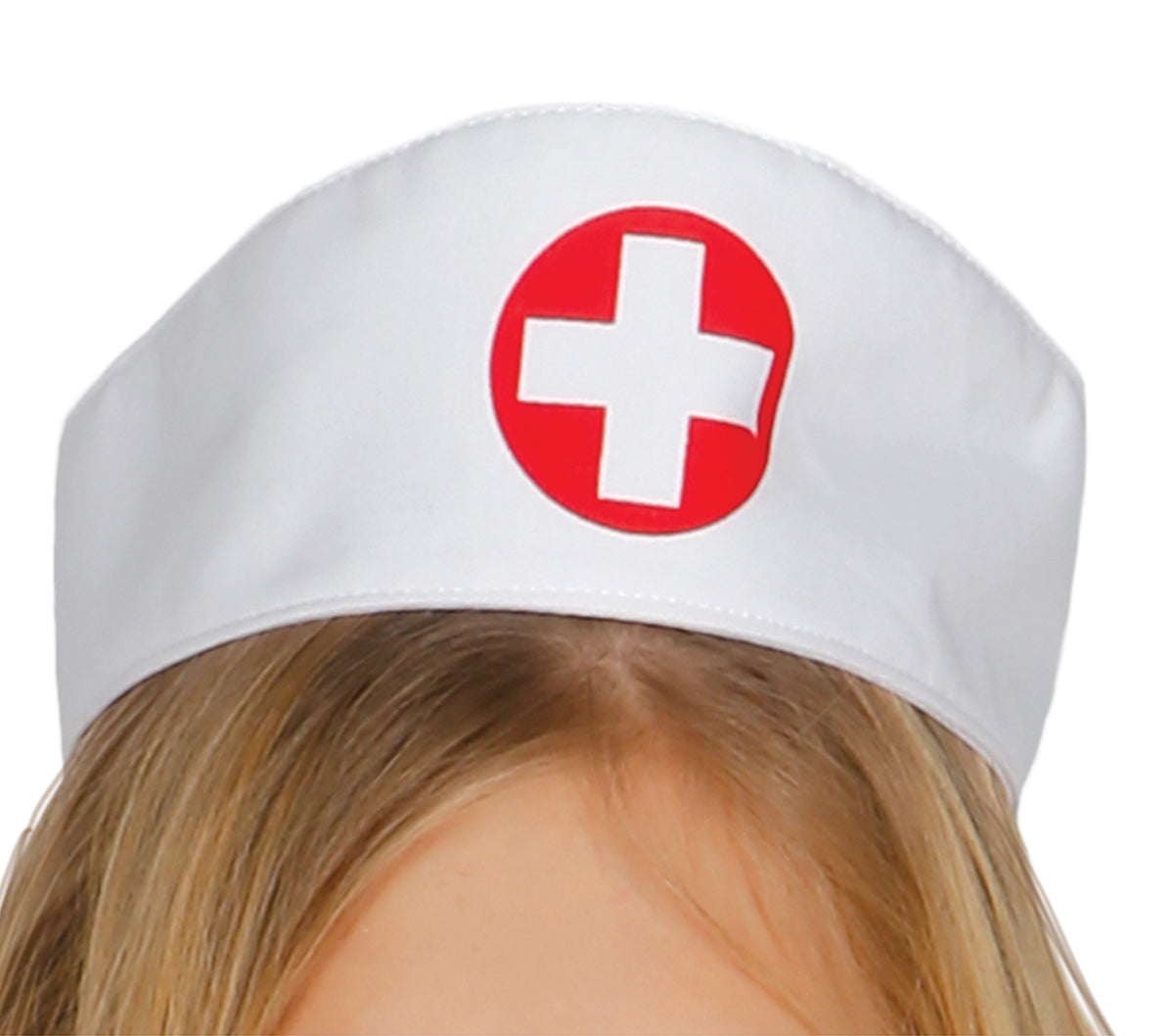 GP85946 – Krankenschwester Kostüm für Mädchen mit Haube – Größe: 98/104, 110/116 – Farbe: Weiß