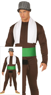 Penis Kostüm für Herren braun mit Hut, Bild 1