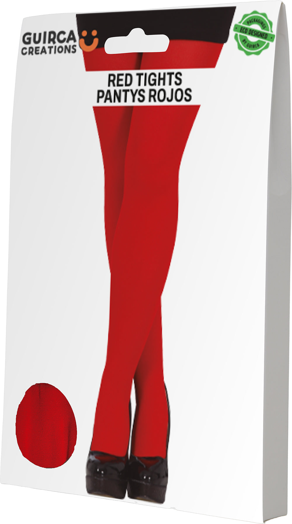 GP16979 – Strumpfhose für Damen einfarbig Kostüm – Farbe: Rot