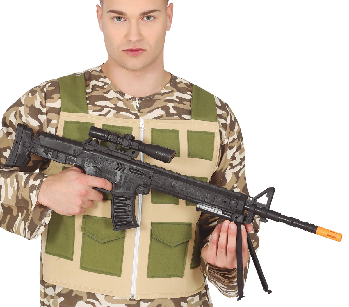 GP18896 – Scharfschützengewehr für Erwachsene 77 cm – Farbe: Schwarz