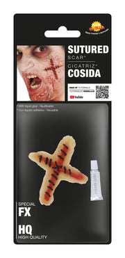 Latex Kreuznarbe für Erwachsene genäht, Bild 4