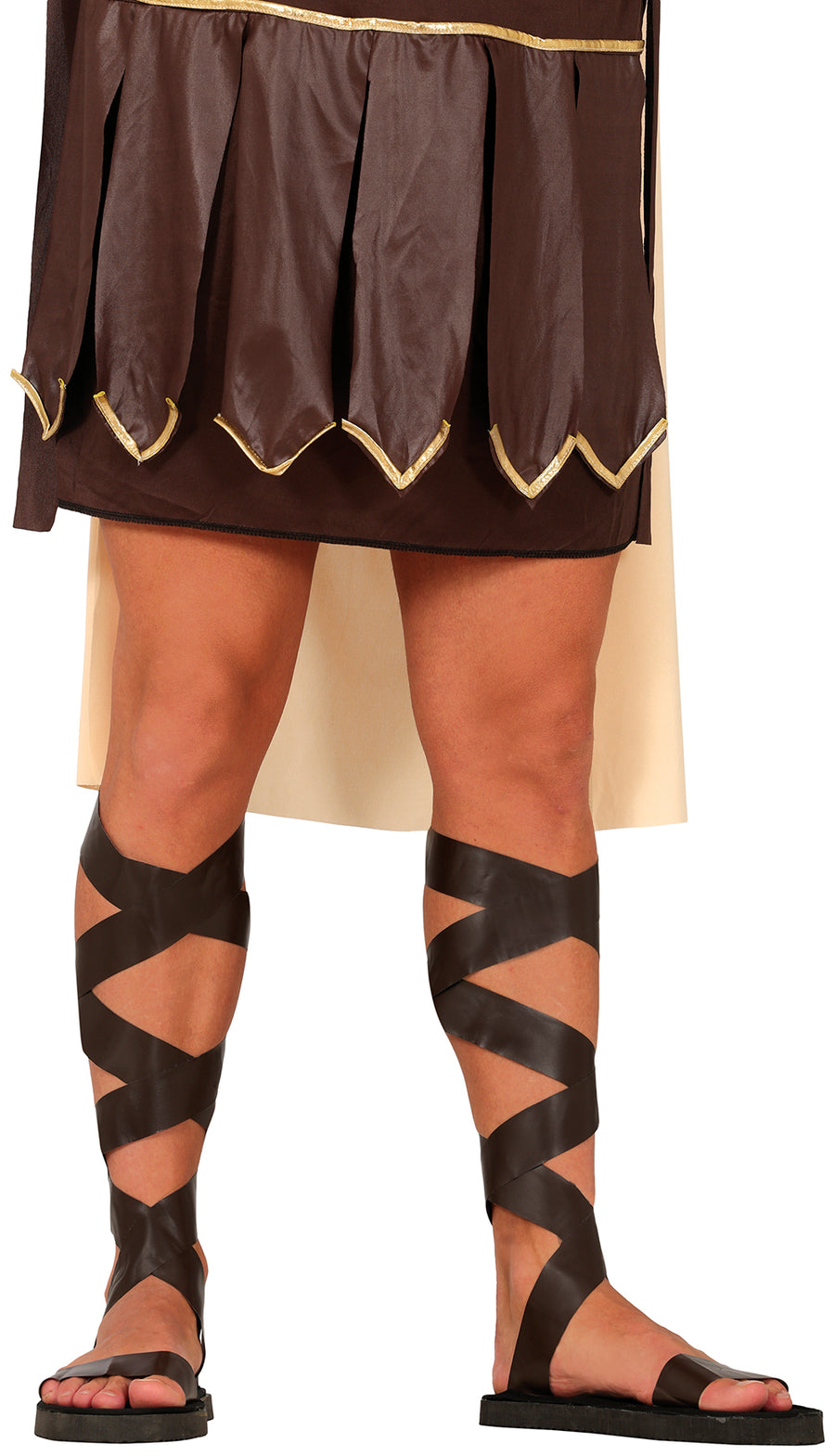 GP18419 – Römische Sandalen für Herren zum Schnüren – Farbe: Braun, Ansicht 2