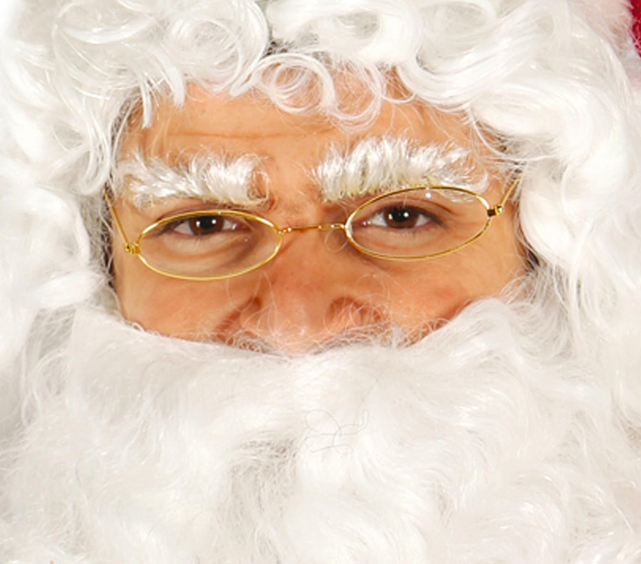 Weihnachtsmann Brille für Erwachsene oval