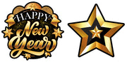 Happy New Year Girlande 300 cm Silvester Deko, Bild 3