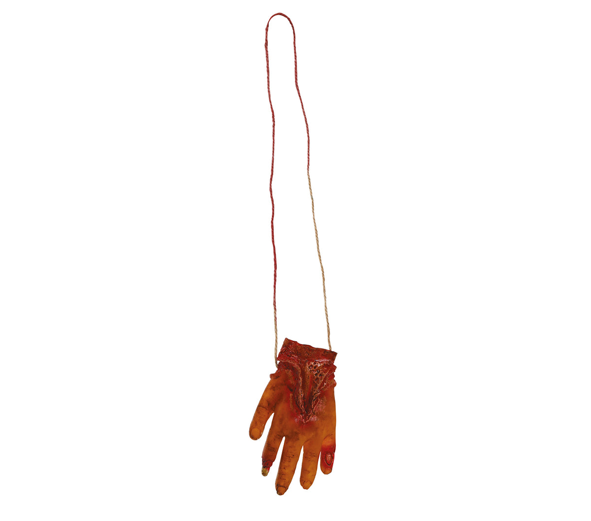GP26430 – Blutige Hand Halskette für Erwachsene Voodoo – Farbe: Natural