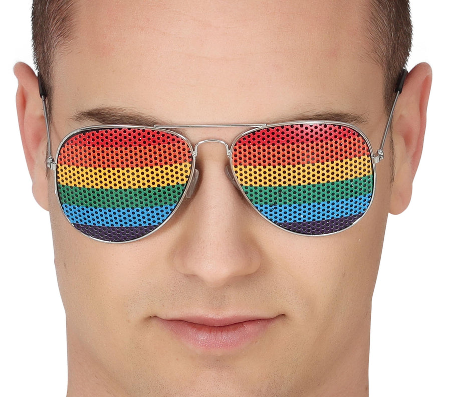 Regenbogen Pilotenbrille für Erwachsene