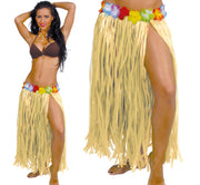 Langer Hawaii Rock für Damen 75 cm mit Blumen, Bild 10