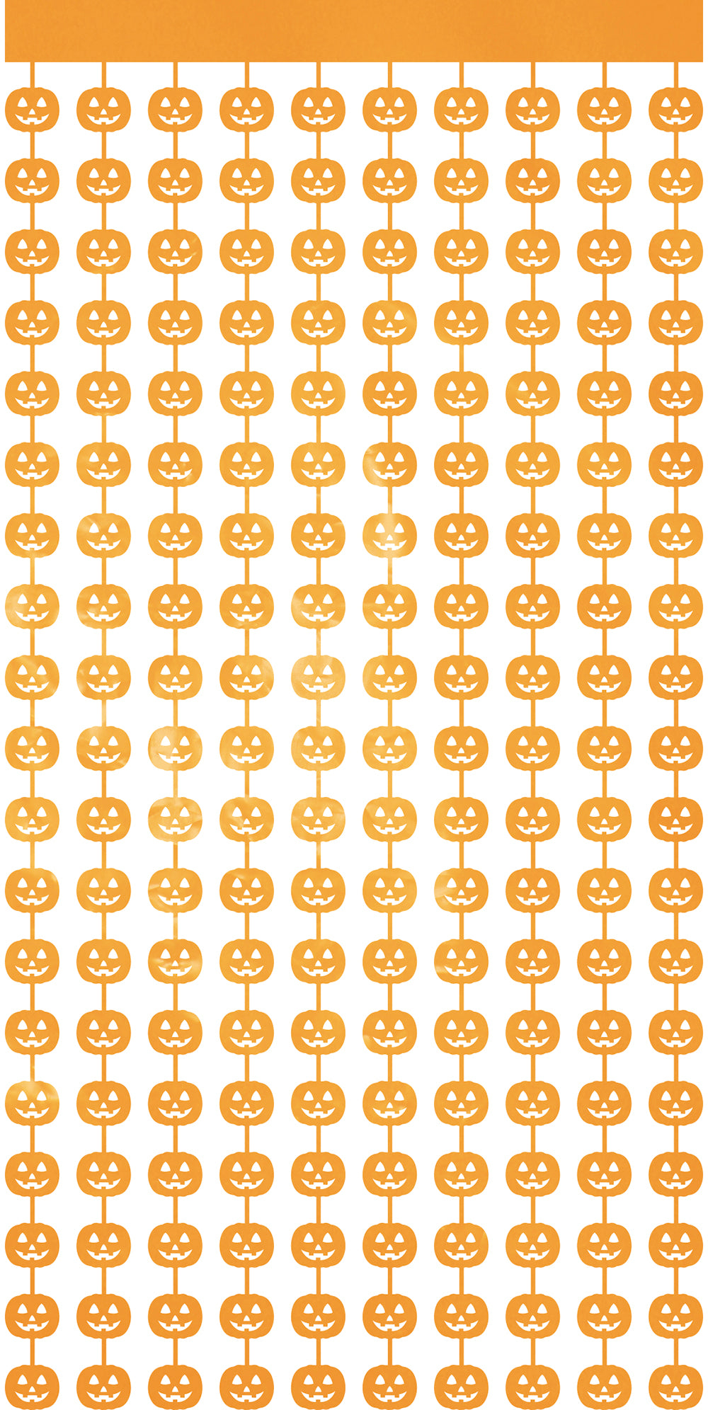 GP24722 – Kürbis Türvorhang 100 x 200 cm glänzend – Farbe: Orange