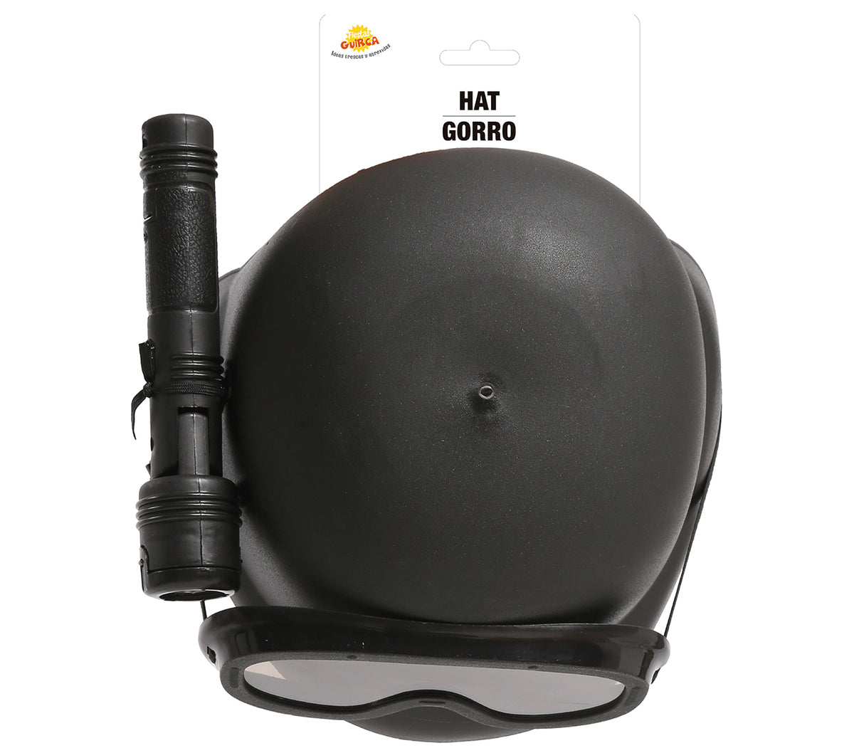 GP13181 – SWAT Helm für Jungen mit Lampe – Farbe: Schwarz