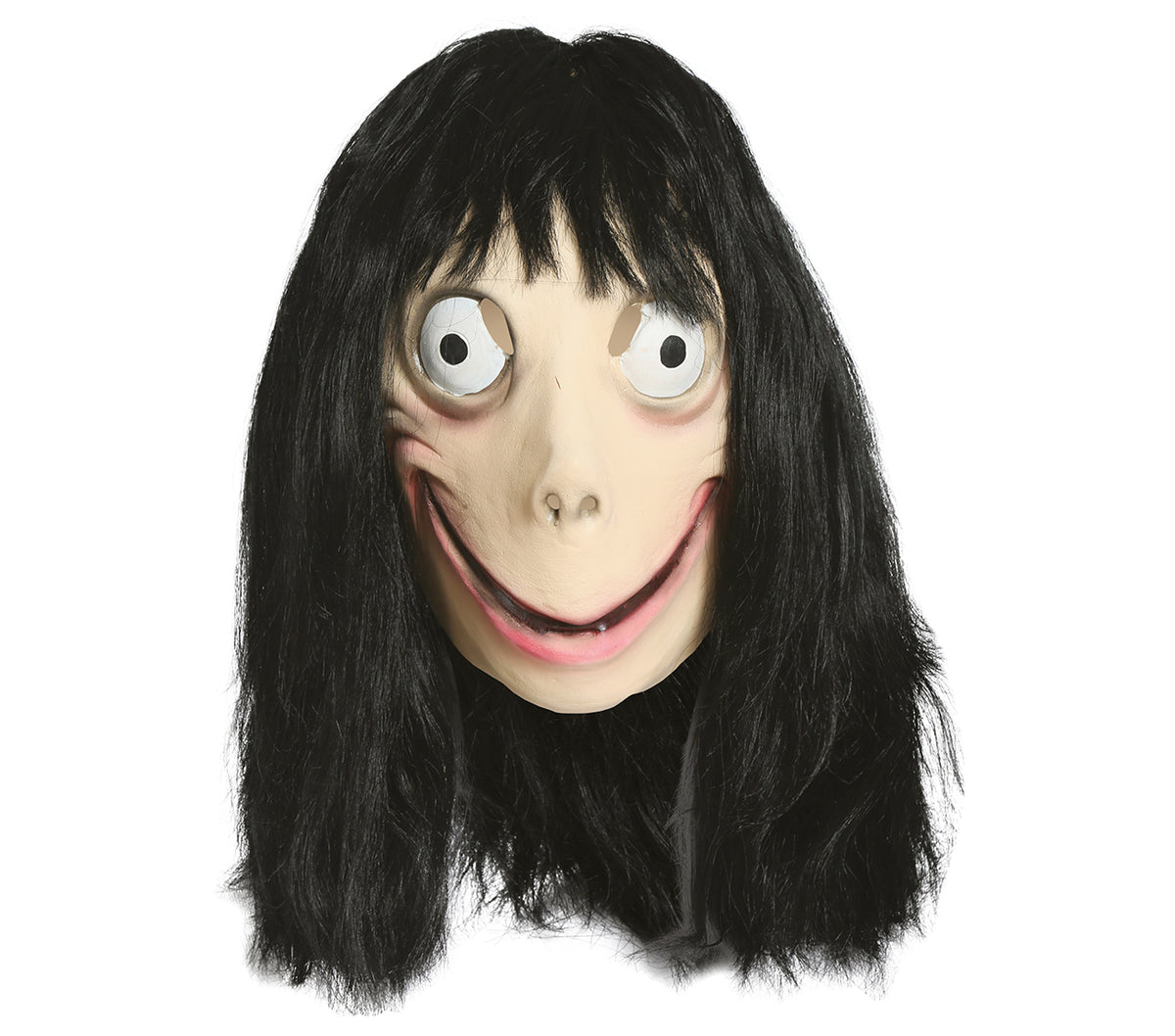 GP2943 – Latex Horror Mädchen Maske für Erwachsene – Farbe: Beige