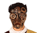 Steampunk Maske für Erwachsene mit Zahnrädern
