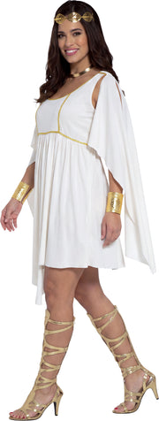 Griechin Kostüm für Damen mit Schal beige, Bild 9