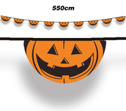 Kürbis Wimpelgirlande 550 cm Halloween, Bild 1