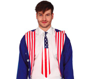 USA Krawatte für Herren Amerika Flagge, Bild 2