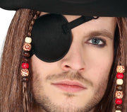 Piraten Augenklappe für Erwachsene schwarz, Bild 1