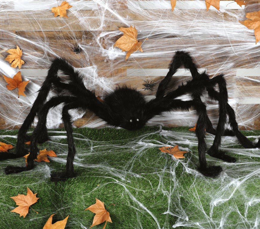 GP26173 – Riesenspinne 150 cm mit Licht – Farbe: Schwarz
