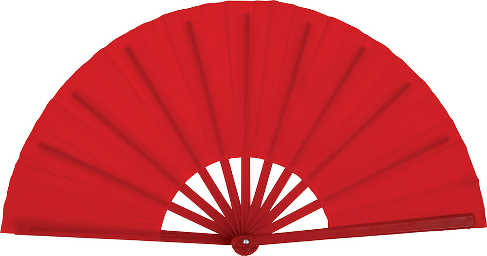 GP27306 – Handfächer für Erwachsene 60 x 30 cm groß – Farbe: Rot