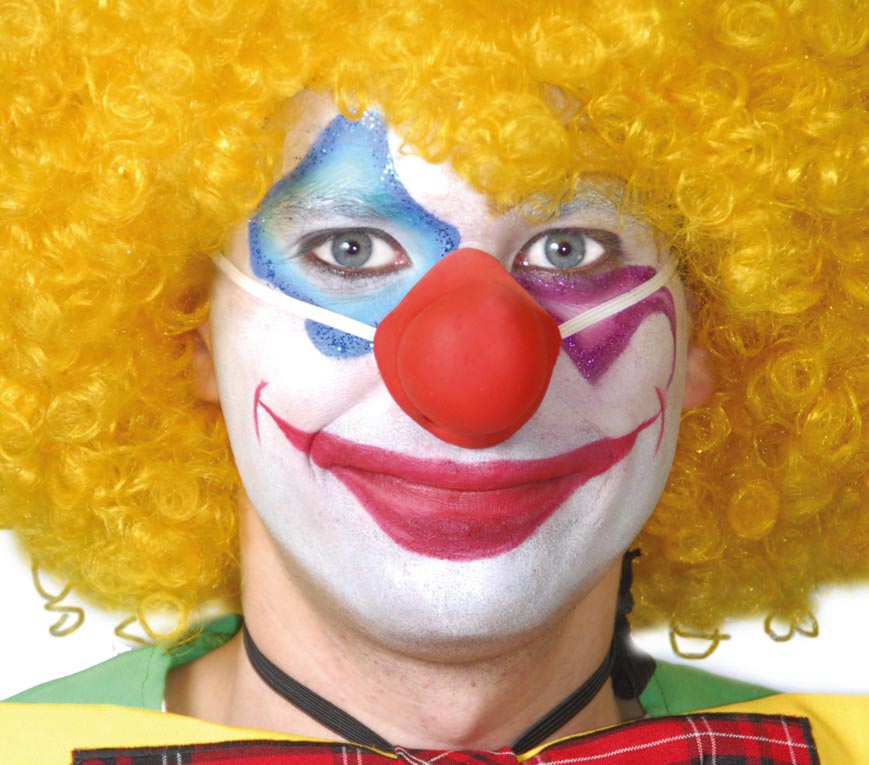 GP2443 – Latex Clown Nase für Erwachsene 5 cm rot – Farbe: Rot, Ansicht 2