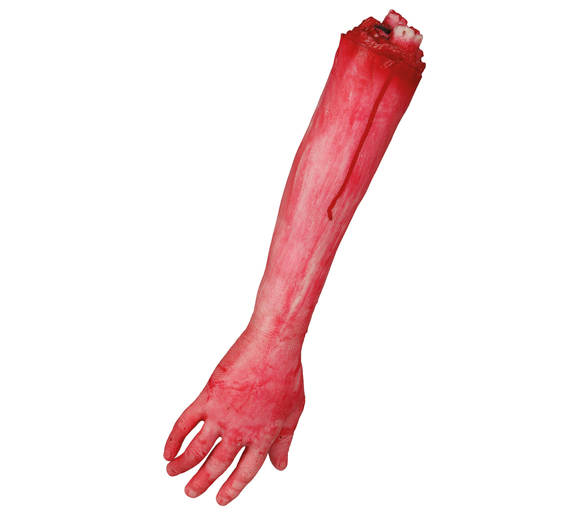 GP19763 – Amputierter Arm 35 cm Latex Halloween Deko – Farbe: Rot