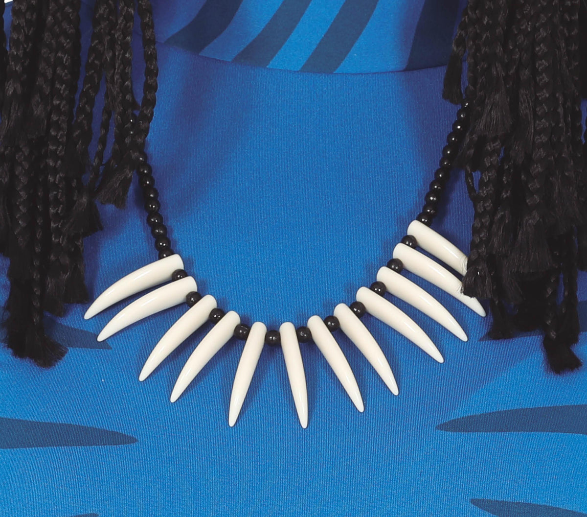 GP18866 – Zahnkette für Erwachsene mit Reißzähnen – Farbe: Weiß