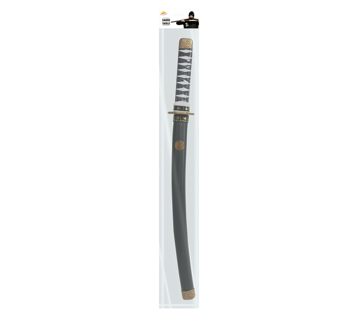 GP18349 – Ninja Schwert für Erwachsene 73 cm Katana – Größe: Standard