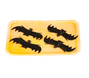 Fledermäuse Deko 4 Stück schwarz Halloween, Bild 1