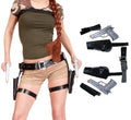 Doppelholster für Damen mit 2 Pistolen