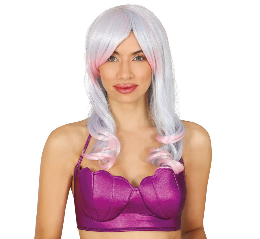 GP18793 – Meerjungfrau BH für Damen lila mit Muschel Cups – Farbe: Lila, Ansicht 2